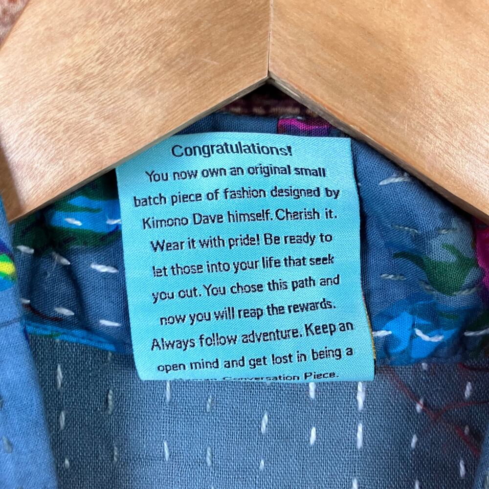 Kimono Dave Floral & Bird Print Kimono - Picture 4 of 8